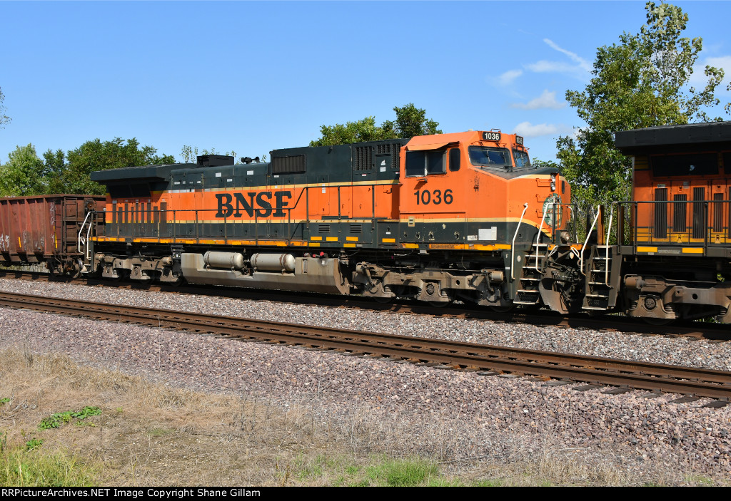 BNSF 1036 Roster shot.